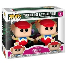 figurines funko pop - alice au pays des merveilles [disney] - tweedledum et tweedledee (55738)