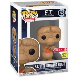 jeu nes pop! e.t. the extra - terrestrial 1258 - e.t. with glowing heart 40th anniversary glow in the dark