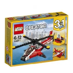 lego 31057 - lhélicoptère rouge