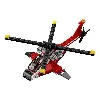 lego 31057 - lhélicoptère rouge