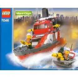 lego world city 7046 bateau de pompier