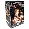 livre l'attaque des titans saison 3 partie 1, tomes 13 à 17 - coffret en 5 volumes