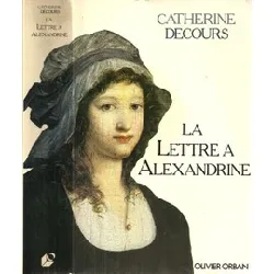 livre la lettre à alexandrine