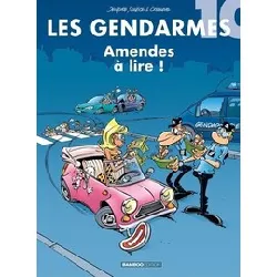 livre les gendarmes tome 10 - amendes à lire !