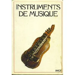 livre les instruments de musique dans l'art
