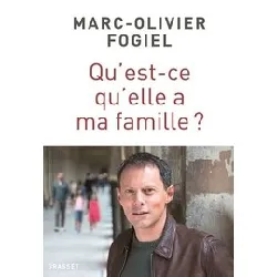 livre qu'est - ce qu'elle a ma famille ?