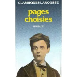 livre rimbaud pages choisies