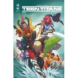 livre teen titan rebirth tome 2 - le sang de manta - benjamin percy