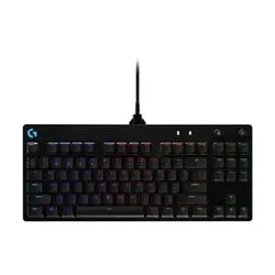 logitech clavier de jeu mécanique g pro - clavier - backlit - usb - azerty - français - commutateur : gx blue clicky - noir