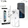 pack moxie 1 housse tpu transparente + 1 verre trempé 2.5d apple iphone 13 pro max