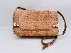 sac lancel en cuir python beige et doublure en cuir marron