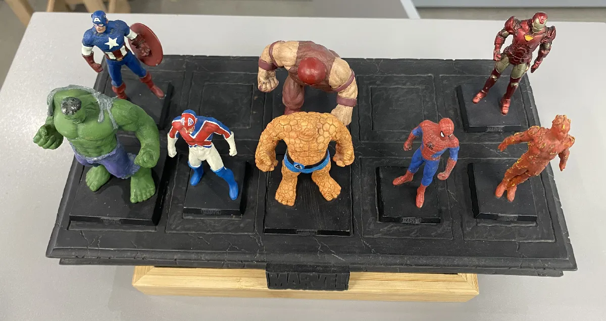 Figurine Eaglemoss Marvel #15 Thor En Plomb - Très Bon état Avec Boîte - Collection Super Hero