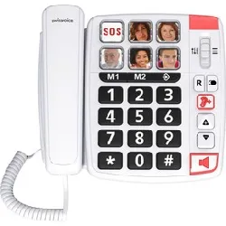 swissvoice xtra 1110 - téléphone filaire - blanc