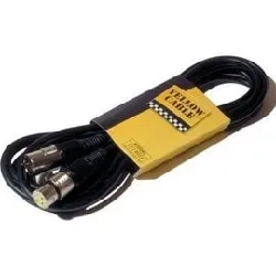 yellow cable m03x xlr mâle / xlr femelle 3 m