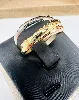 bague 3 anneaux entrelacés en 3 ors or 750 millième (18 ct) 5,96g