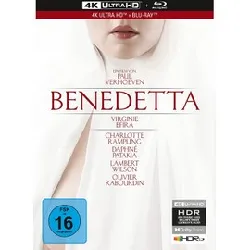 blu-ray benedetta - édition collector limitée 'mediabook cover a' 4k ultra + import allemand vf incluse