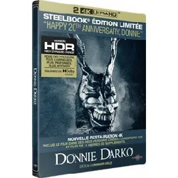 blu-ray donnie darko 20ème anniversaire edition limitée steelbook blu - ray 4k ultra hd