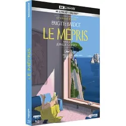 blu-ray le mépris - 4k ultra hd + blu - ray - 60ème anniversaire
