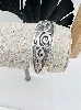bracelet manchette ouvert en argent 800 motifs spirales argent 800 millième (19 ct) 38,69g