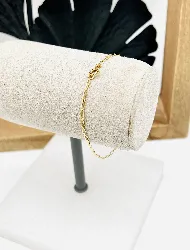 bracelet or maille cheval or 750 millième (18 ct) 2g