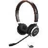 casque jabra evolve 65 se ms stereo - micro - bluetooth - sans fil - usb - certifié pour microsoft teams - pour jabra evolve; link