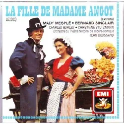 cd charles lecocq - la fille de madame angot (extraits)
