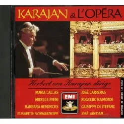 cd herbert von karajan - karajan & l'opéra (1990)