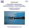 cd mozart, capella istropolitana, wolfgang sobotka - eine kleine nachtmusik - serenata notturna - lodron night music (1991)