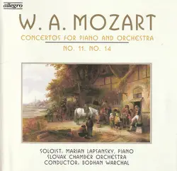 cd w. a. mozart - concertos for piano and orchestra no. 11, no. 14