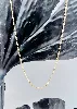 chaîne or maille forçat limé or 750 millième (18 ct) 2,69g