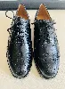 chaussures / derbies prestige de bally en cuir noir t40 / us7