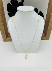 collier or main de fatma or 750 millième (18 ct) 1,72g