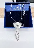 collier/sautoir swarovski polar bestiary avec motif griffe amovible