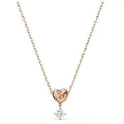 collier swarovski 5538104 coeur - longeur 38 cm - cristal swarovski