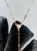 collier swarovski orné 2 motifs triangle dont un pendant