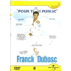 dvd franck dubosc pour toi public (edition locative)