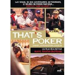 dvd that's poker (dans la peau d'un joueur)