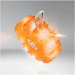 feu de signalisation d'urgence osram led guardian road flare, led - lampe de poche avec 4 led blanches et 12 led oranges en tant q