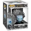 figurine funko pop! game of thrones - night king on iron throne oversized 15cm -74