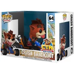 figurine funko pop! rides - crash team racing vinyl figure #64