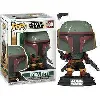 figurine funko pop - star wars - book of bobba fett - bobba fett