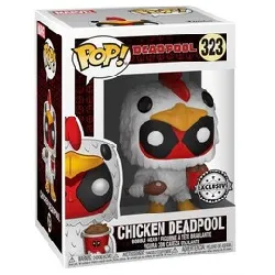 figurine funko pop! vinyl: marvel - chicken deadpool - amazon (am) (exclusive) #323