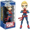 figurine marvel - captain marvel rock candy 15cm