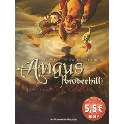 livre angus powderhill tome 1 : la vallée des âmes tordues