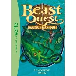 livre beast quest - l'armure magique tome 9 - le monstre marin