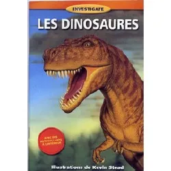 livre children's investigate series dinosaures