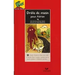 livre drôle de matin pour adrien - ratus poche