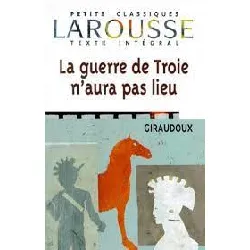 livre la guerre de troie n'aura pas lieu - pièce en deux actes