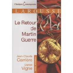 livre le retour de martin guerre