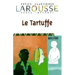 livre le tartuffe ou l'imposteur - comédie